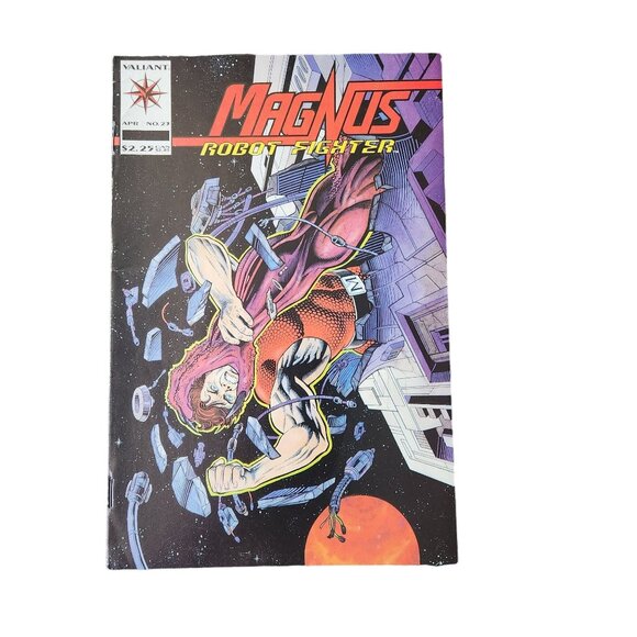Valiant Magnus Robot Fighter #23 1993 Comic Book Collector Bagged Boarded - Picture 1 of 2
